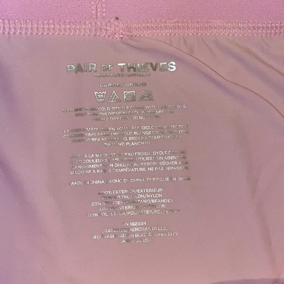 Pair of Thieves Hustle Light Pink Boxer Briefs - Picture 3 of 3